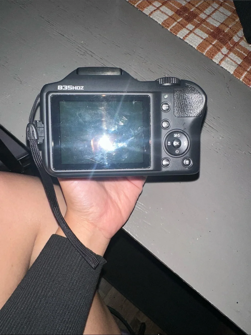 Black Digital Camera with 35x Optical Zoom